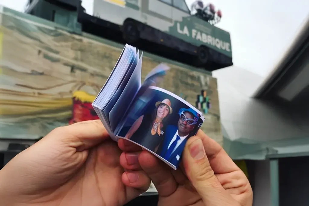 flipbook livre photo animé